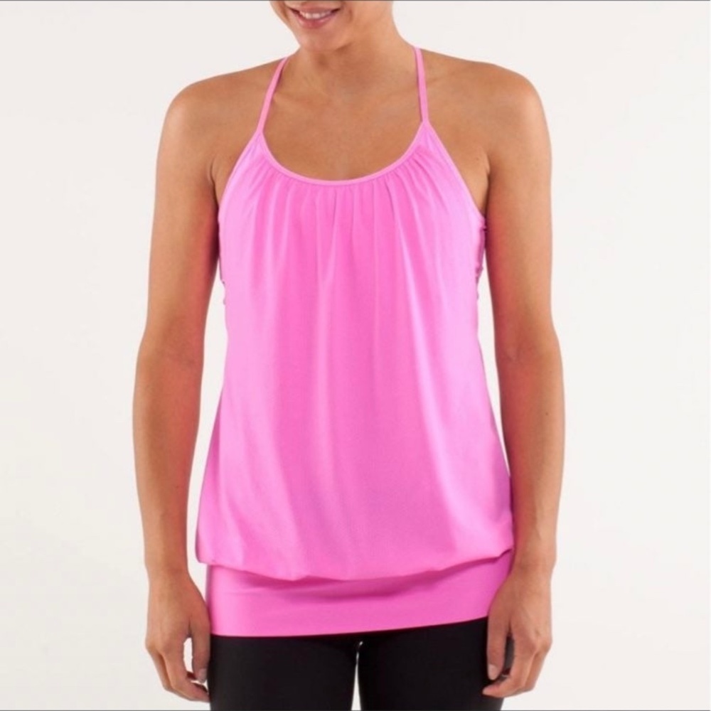 Lululemon No Limits Tank - Pow Pink - Size 6